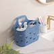 Imitation Leather Storage Basket